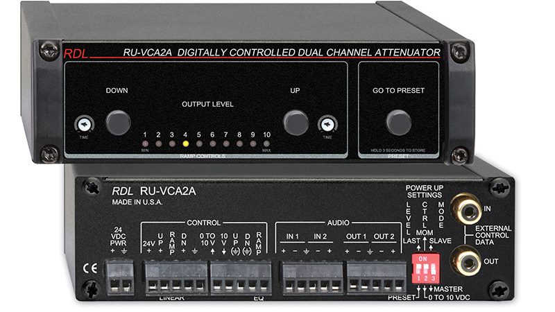 Expandable Multi-Channel Local and/or Remote Audio Level Control