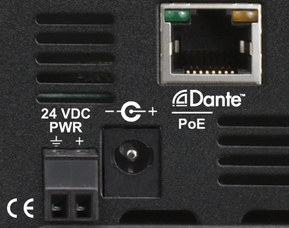PoE Dante™-Enabled Audio Products Feature Hot-Standby Power